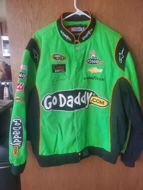 Nascar JH Design Go Daddy Danica Patrick Racing Jacket Size Xl